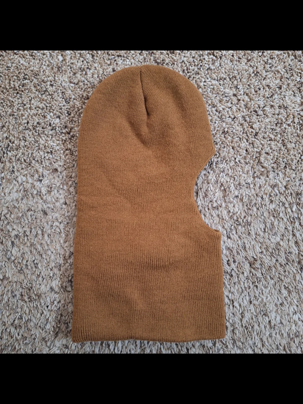 Carhartt Brown Knit Insulated Balaclava Face Mask Beanie One Size